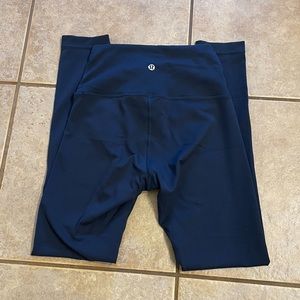 Lululemon Wunder Train ‘True Navy’ Leggings- Size 4